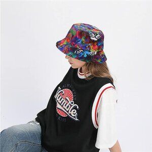 Cute Bucket Hat Reversible Double-Side-Wear 026